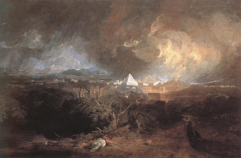 Joseph Mallord William Turner Fifth tragedy of Egypt oil painting picture
